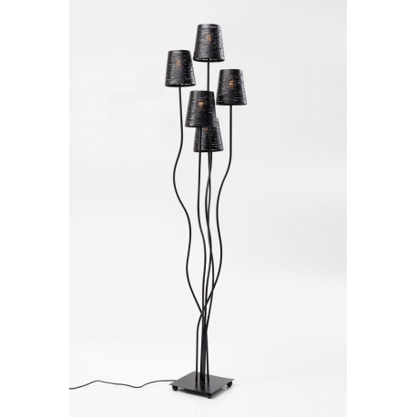 Lampadaire Flexible noir Cinque