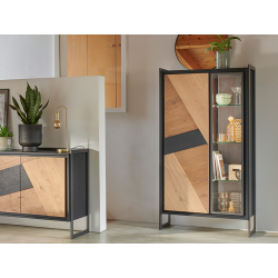 GRAPHIK_COUTURE_Vitrine 1 porte bois 1 porte verre-AMB.png